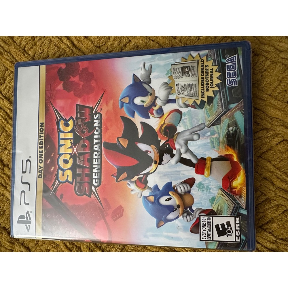 Sega Sonic X Shadow Generations PS5 N/A Blue New Day One Edition Remastered
